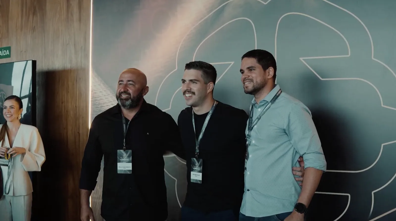 Mentores se encontrando no evento